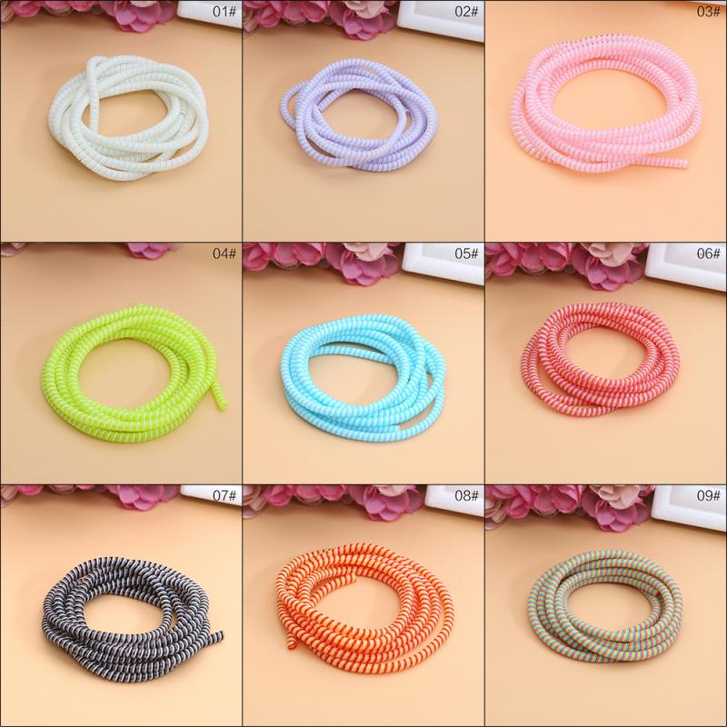 Suitable Cable Winder Charging Data Line Cable Protector Data Line Protection Spring Rope twine For All Cable TXTB1