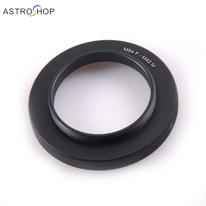 Adattatore Filettatura M42 A M54x0.75 Spessore 1.5mm – Flangia Per Telescopio In Alluminio Nero