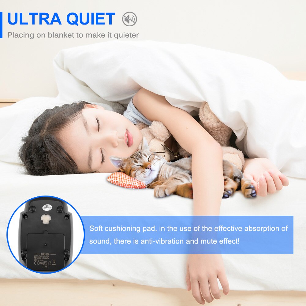 Ultra-Silent Air Pump AIR-1000 AIR-2000 AIR-3000 Aquarium Air Pump Fish Tank Increasing Oxygen Pump