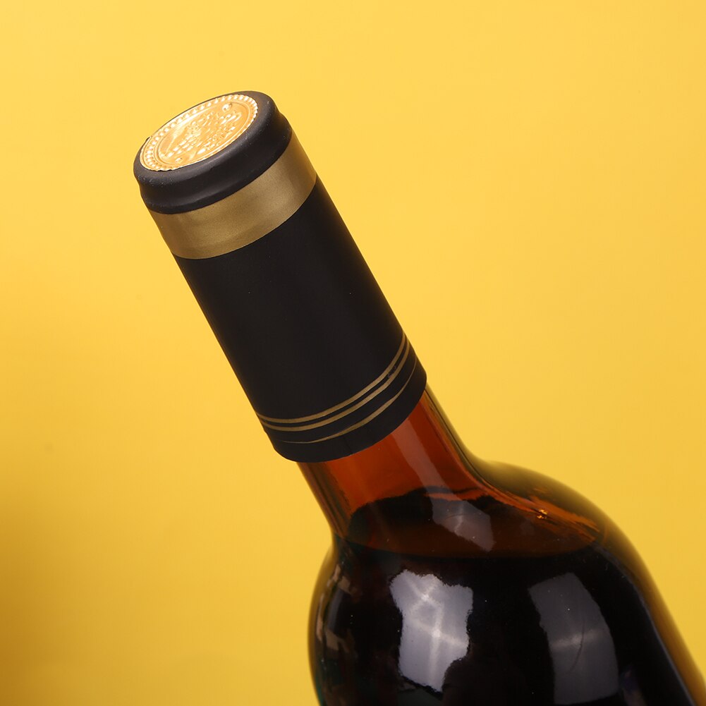 Capsules thermorétractables pour bouteille de vin rouge, 50 pièces, Film d&#39;emballage hermétique pour boissons alcoolisées
