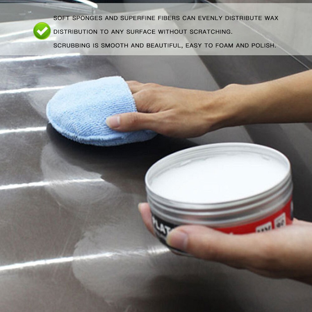 5Inch Microfiber Wax Applicator Pad Diameter Ultra Zacht Microfiber Met Vinger Pocket Auto Polish Wax Breng Remover Buff Pads