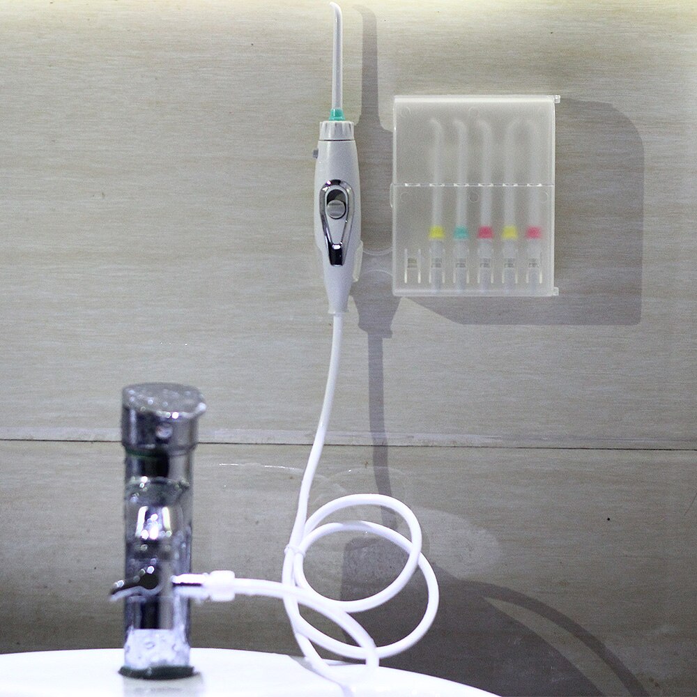 6 munnstykker vann tanntråd oral jet irrigator bærbar tanntråd vanning spa tannrenser tannbørste tannbleking
