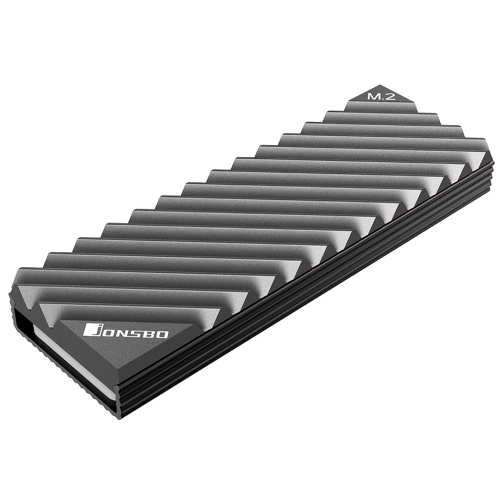 M .2 ssd nvme kjøleribbe m .2 2280 ssd harddisk aluminium kjøleribbe med termisk pute for stasjonær pc termisk pakning: Svart