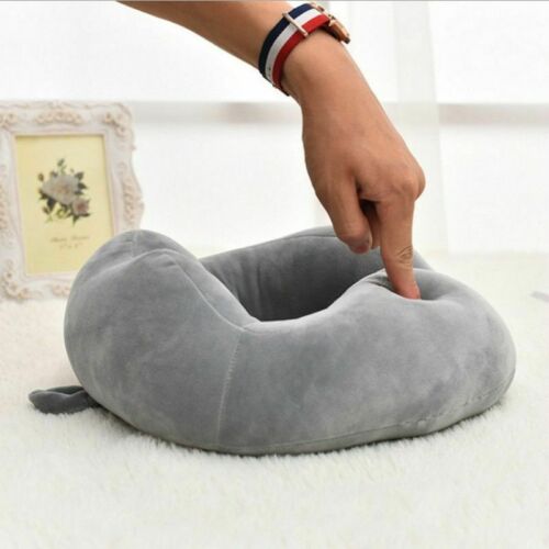 Memory Foam Pad U-vormige Reizen Kussen Vliegtuig Reizen Sleep Head Rest Ondersteuning Kussen Soft Foam Nekkussen Auto Kussen kussen