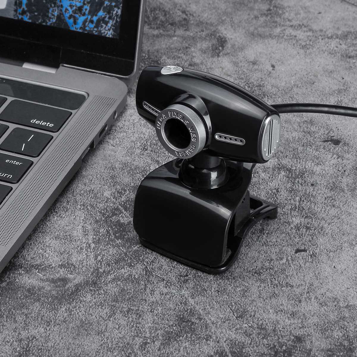 USB with MIC 1.3 Megapixel HD Web Camera Cam 360 degree for LCD Screen Laptop for / MSN / ICQ Night Vision Desktop Camera