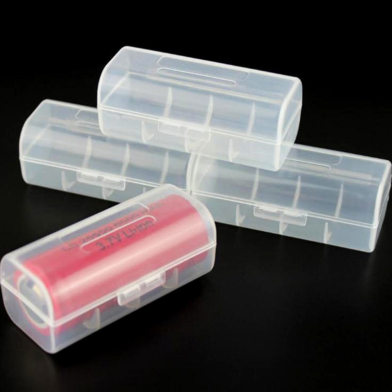 Plastic Batterij Storage Box Holder 26650 Batterijen Adapter Converter Mini Storage Box Case