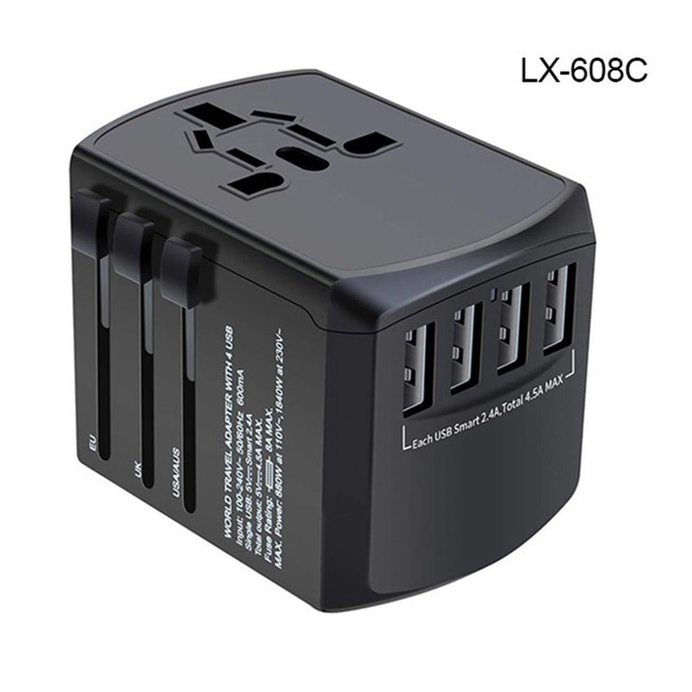 Travel Conversion Plug Global Universal Charging Power Adapter Converter Abroad Multifunctional Conversion Power Socket: Default Title