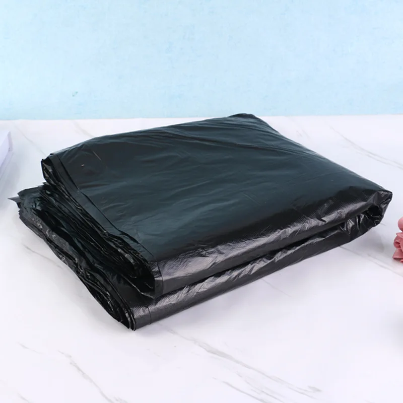 50PCS Large Size Heavy Duty Extra Large Garbage Bag Commercial Garbage Bag RoomHome Backyard Black Kitchen Kitchen Living Room