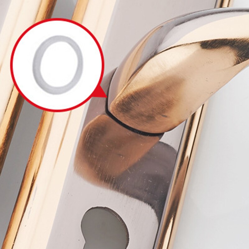 1Set Solid Space Aluminum Door Handle Lock Continental Bedroom Minimalist Interior Door Lock Cylinder Security Locks DIY Tools