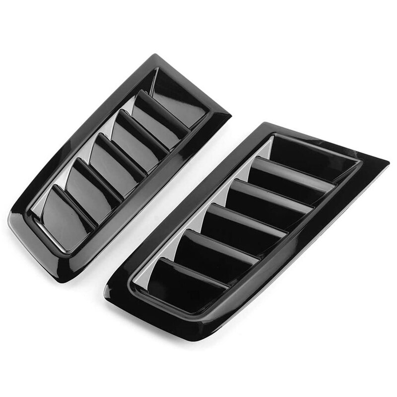 Bonnet Vent Hood Vent Cover for Ford Focus MK2 Car Black ABS Air Vent Modified Accessory