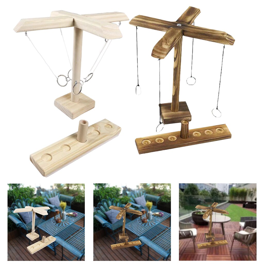 Outdoor Ring Gooien Spel 4 Speler Houten Haak En Schieten Ladder Schieten Board Game Party Bar Drink Shop Leisure Speelgoed leeftijd 14 +