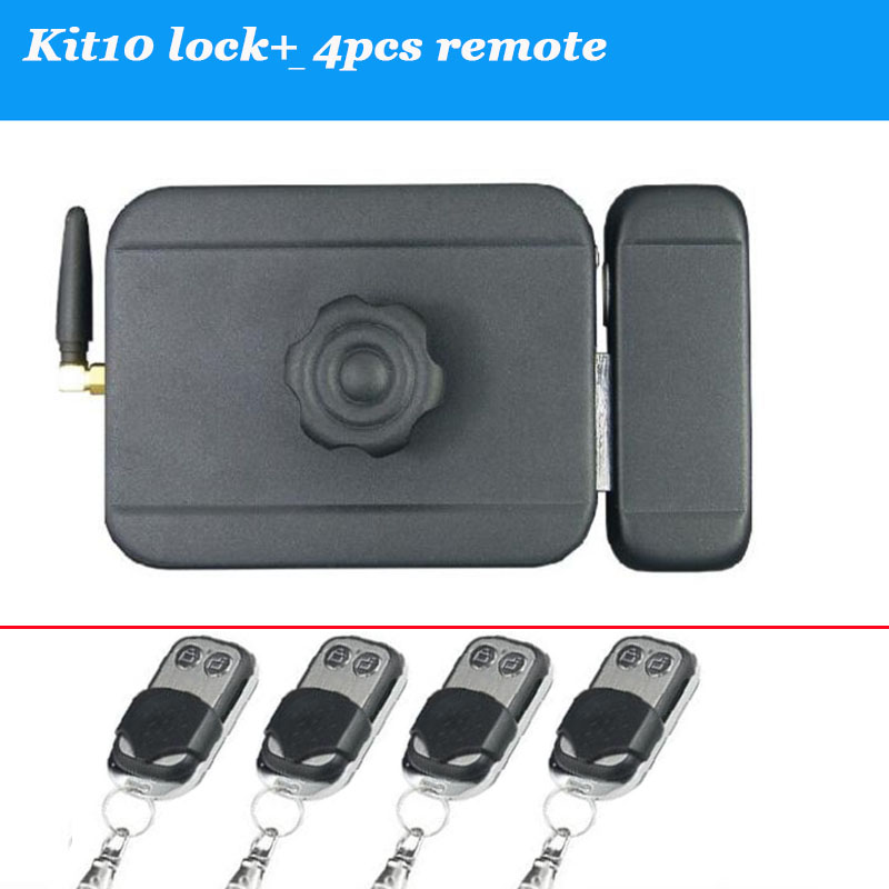 Kauko-oven lukko aa paristokäyttöinen langaton elektroninen lukko ei johtoa autolock oven portin sisäänkäynti tai avainpoistumiskytkin: Sarja 10