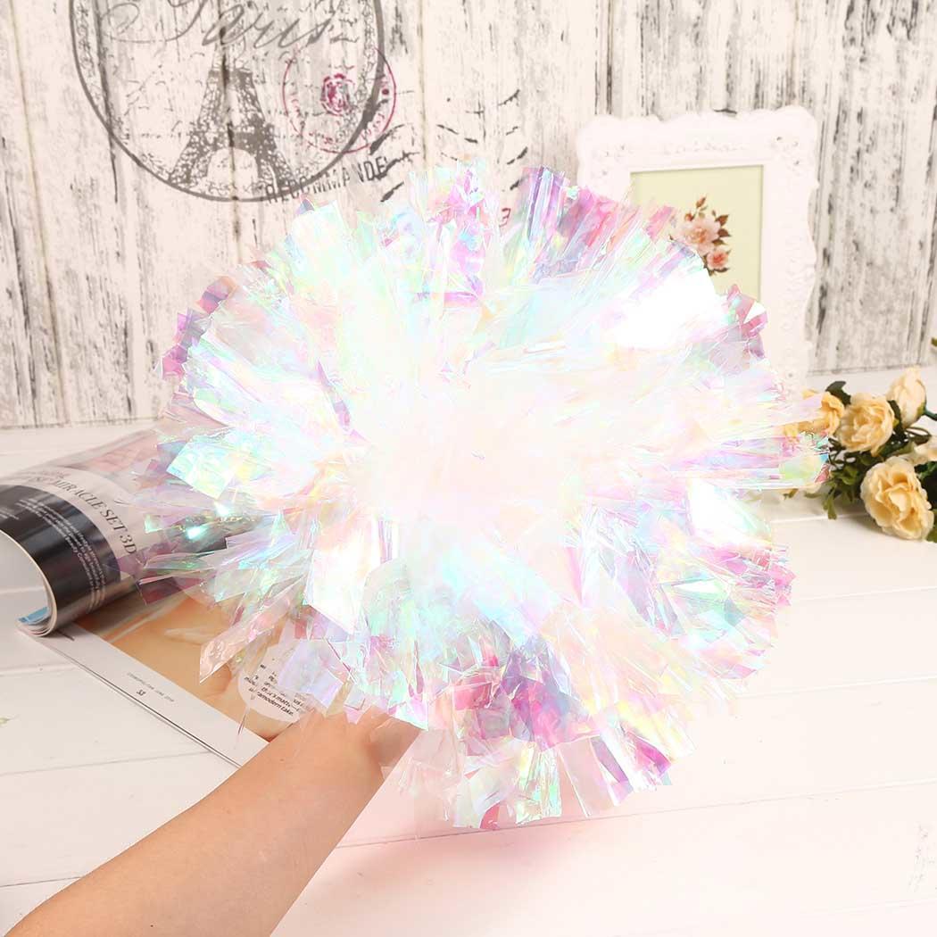 Regenbogen Fantasie Cheerleading Blume Ball Bunte 1 Dance Performance Sport, Spiele etc. Requisiten 30CM
