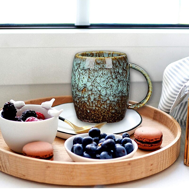 Ceramic Coffee Mug-Premium Porcelain Tea Cup-Large Coffee Mug for Home and Office-perfect for and Cold Beverages: As Shown