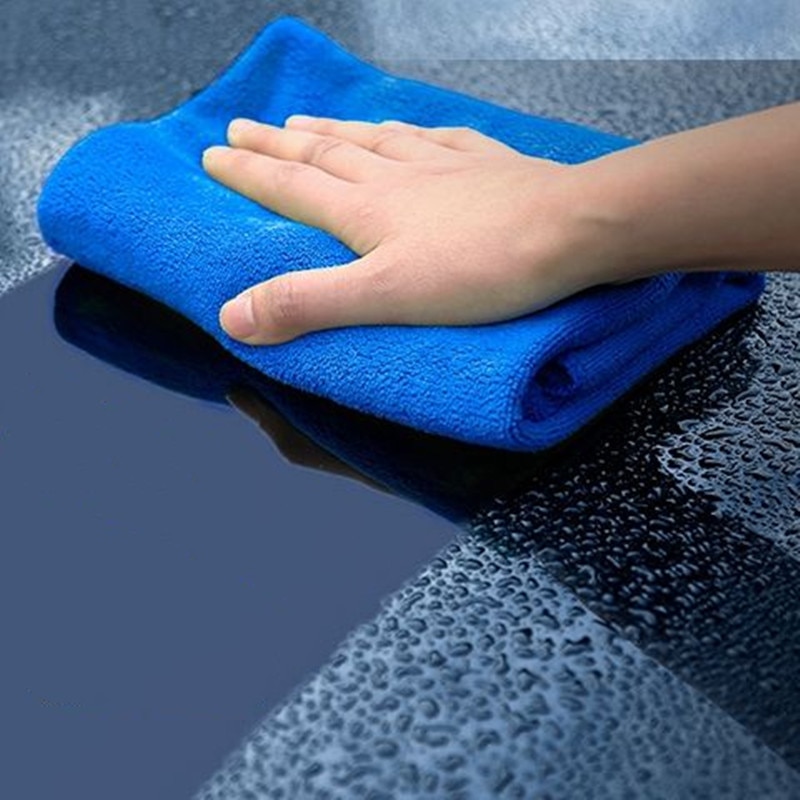 5Pcs/10Pcs Microvezelreinigingssysteem Auto Zachte Doek Wassen Doek Handdoek Stofdoek 25*25Cm Car Home reiniging Microvezel Handdoeken Voor Bmw