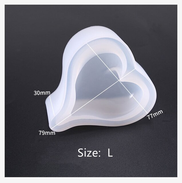 3D DIY Silicone Mold Diamond Soap Moulds car Pendant gypsum plaster Chocolate Cookie Muffin diamond candle molds Cake Decorating: L