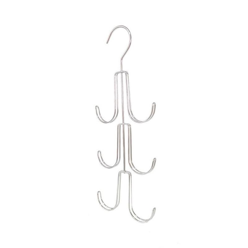 1Pc placard sac à main cintre organisateur crochets métal cintre de rangement peu encombrant support armoire sac à main fourre-tout sac supports crochet: vert clair