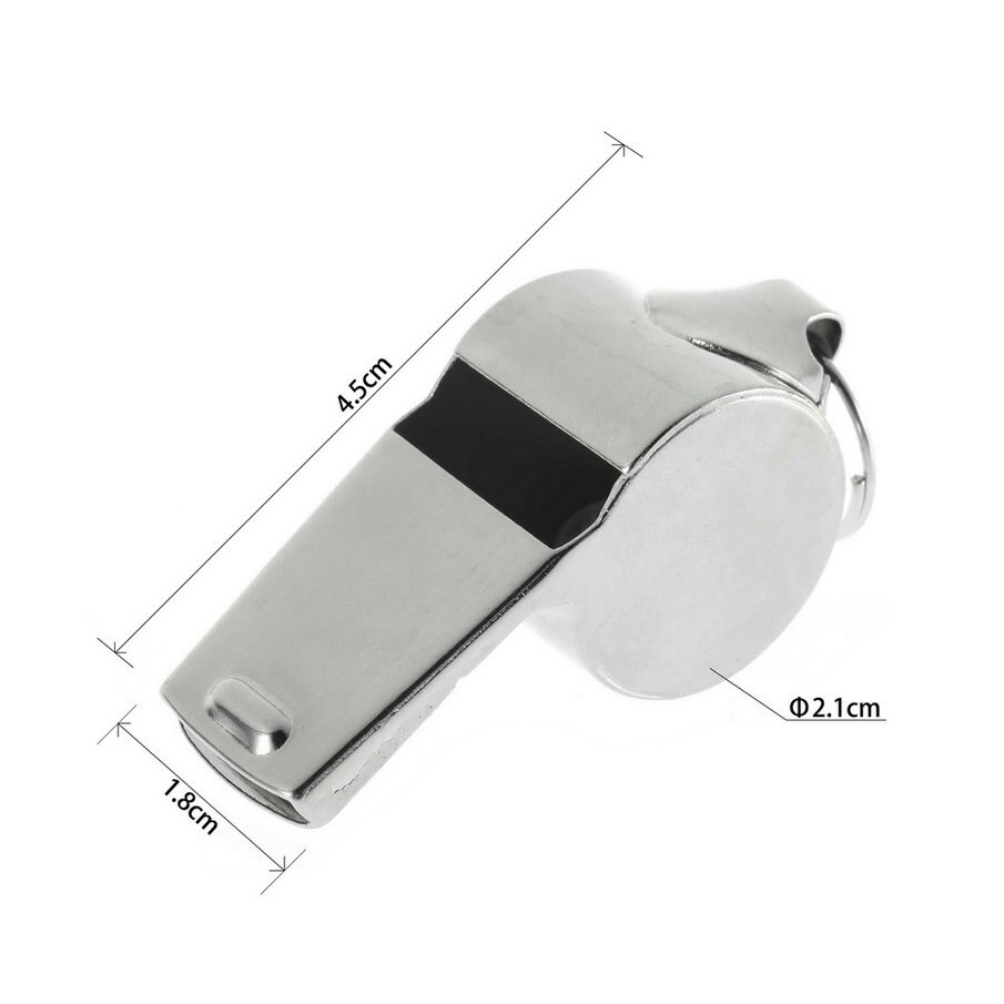 Klar lager 1 stk rugby fest træning metal dommer sport fløjte skole fodbold fodbold