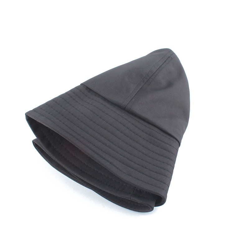 Sommer solhatte til kvinder koreansk foldbar sort bøttehat klokkeformet fiskerhat afslappet bøttehat