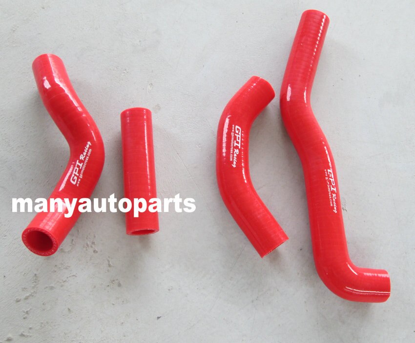 For KAWASAKI KX250 KX 250 1988 1989 88 89 Radiator silicone hose blue