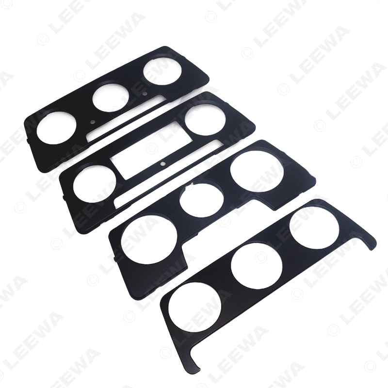 Leewa bilstereo radio til skoda octavia 04-14 stor skærm 10.1 " fascia frame adapter 2 din dvd-afspiller panel dash frame kit