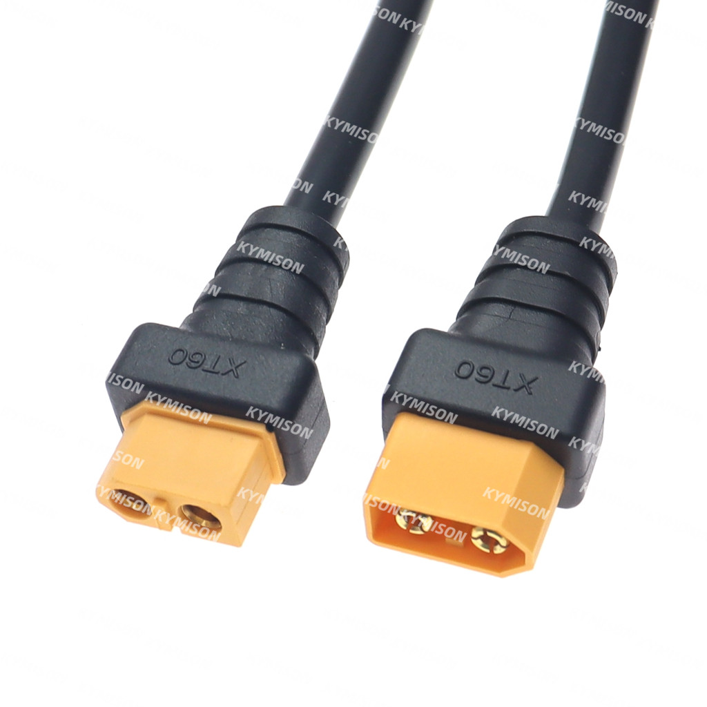 Conector XT60 macho hembra a DC 5,5*2,1/5,5*2,5mm Cable adaptador de carga de batería Cable de silicona para cargador de batería RC