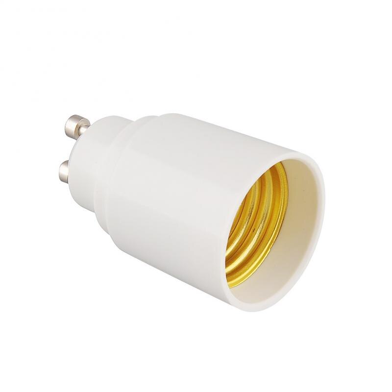 1 Pcs GU10 Male To E27 Female Base Light Lamp Bulbs Adapter Edison Screw Socket Base Converter LED Bulb Lamp Plug Extender