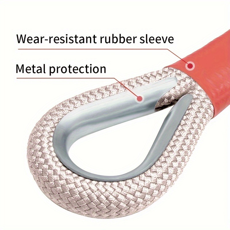 Heavy-Duty 40,000lbs/18T Off-Road & SUV Tow Rope with Reflective Tape and Storage Bag - Durable Nylon Car Rescue Traction Hook