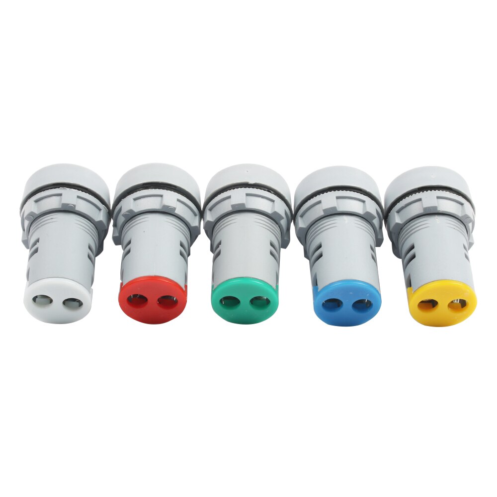 Voltmetro Tensione Misuratore LED 22MM AC60-500V Indicatore Luce