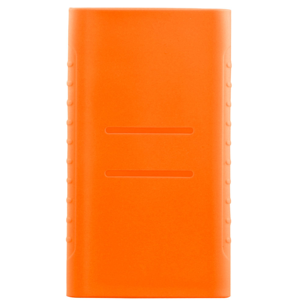 Draagbare Externe Batterij Bescherm Case Zachte Siliconen Cover Voor 10000Mah Xiaomi Power Bank: Orange