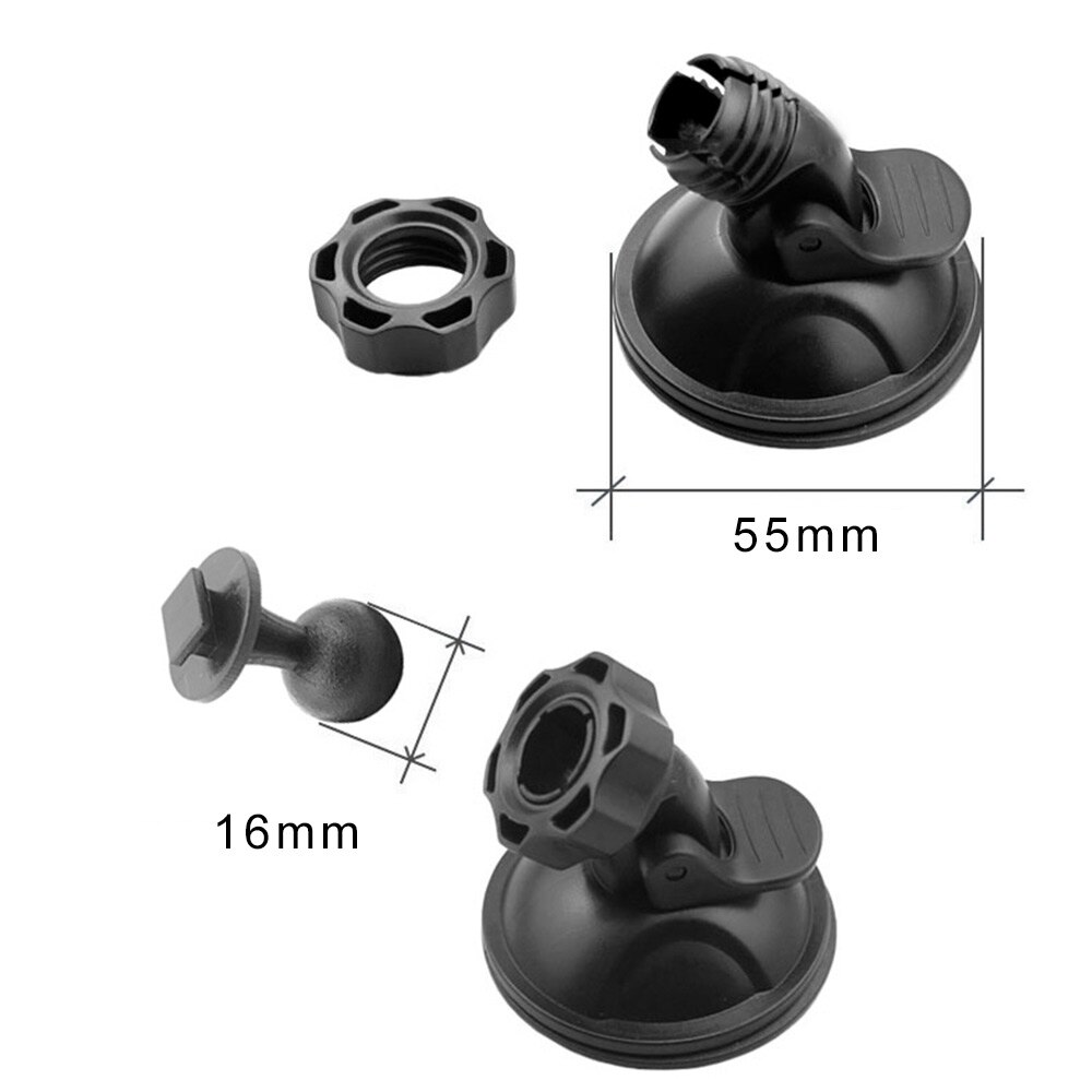 Black Universal Car Driving Recorder Mount DVR Bracket Screw Connector Rack DV GPS Camera Stand Holder Mini Car DVR GPS holder