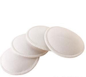 4Pcs Soft Cotton Baby Nursing Pad Washable Feeding Breast Pad Absorbent Reusable Nursing Anti-overflow Postpartum Nursing Pads