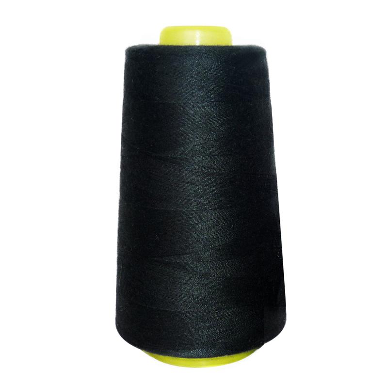 3000 Yards Sewing Threads Sewing Machine Line Overlock Sewing Thread Yard Spools Cone For Quilting Upholstery Beading Drapery: Black