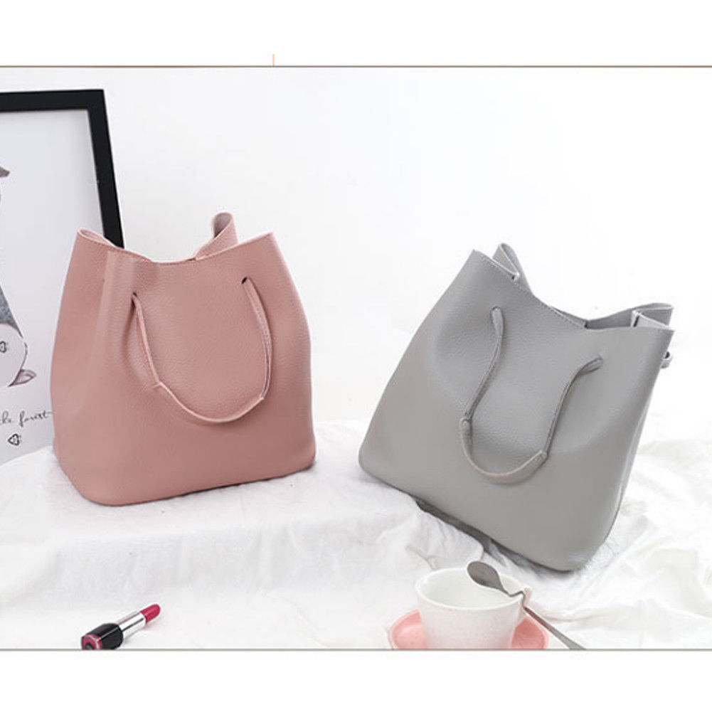 Ensemble de 4 sacs à main pour femmes, sac à bandoulière, fourre-tout, sacoche, pochette, fermeture éclair