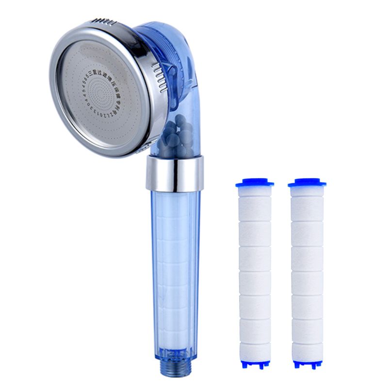Douchekop met 3 standen, hoge druk, met pp-katoenen filter, met 2 stuks pp-katoenen filters  l29k