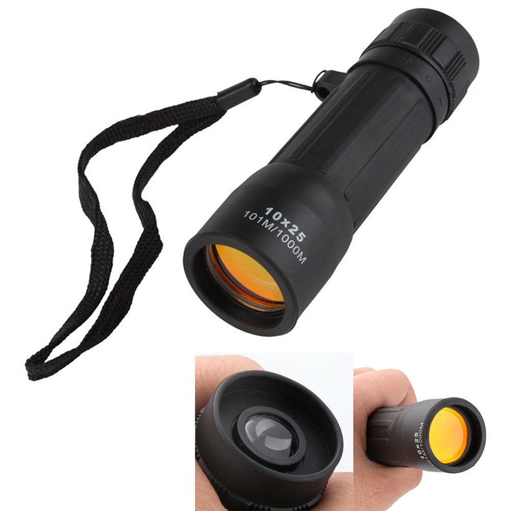 10X25 DIY Mini Outdoor Camping Magnification Durable Travel Accessories Photo Hiking Compact Monoscope