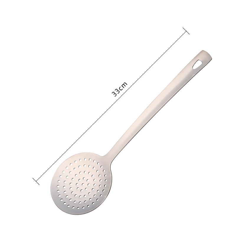 Juego de utensilios de cocina dorados, espátula de acero inoxidable para sopa, cucharón, colador de Metal, cuchara de arroz, pala para pastel,: BD006-1-5