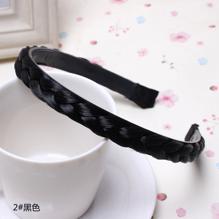 Bandeau fausse torsion tressé pour filles | 1 pièce de version coréenne de cheveux de , cerceau pour tête avec clip boutique
