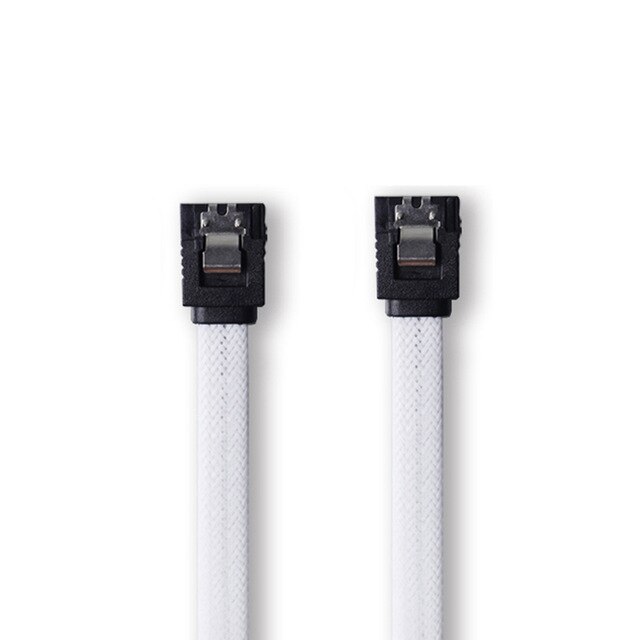 Lingable sata 3.0 iii sata 3 7 pin datakaapelit 6gb/ s ssd kaapeli hdd kiintolevyaseman johto linja nylon hihainen musta sininen punainen valkoinen