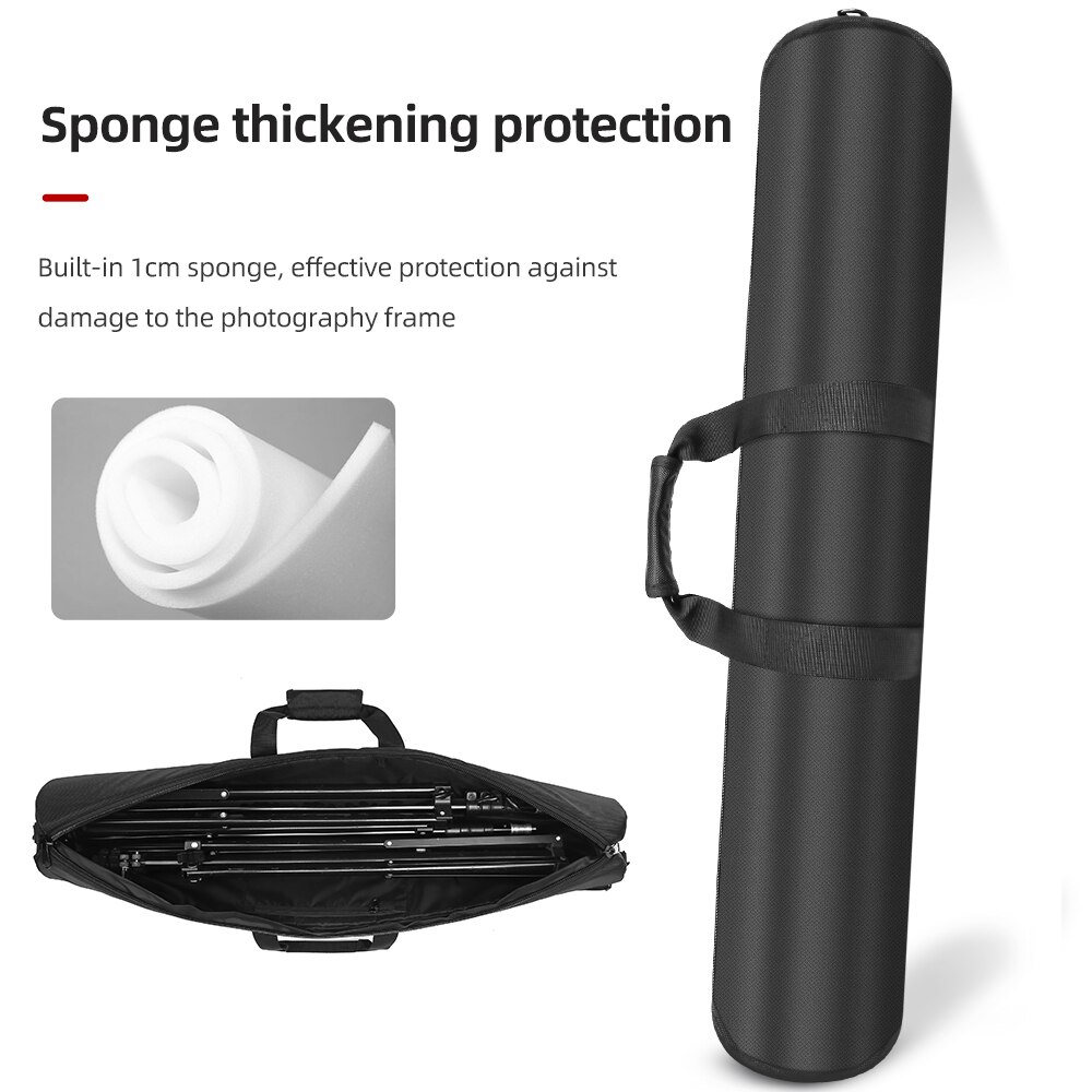Sac de Transport Rembourré pour Appareil Photo, Monopode, Trépied, Étui, Support observateur, Boîte à Lumière, Parapluie, 55/60/65/70/75/80/100/125cm