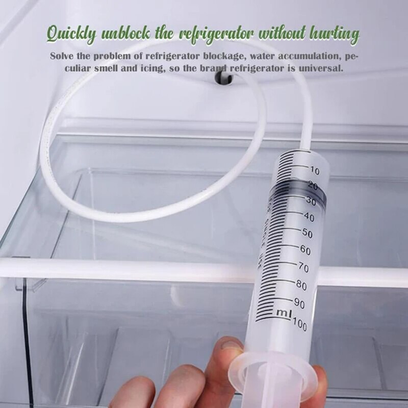 Køleskab drænhul fjerner rengøringsværktøjssæt genanvendeligt til køleskabe i hjemmet usj 99