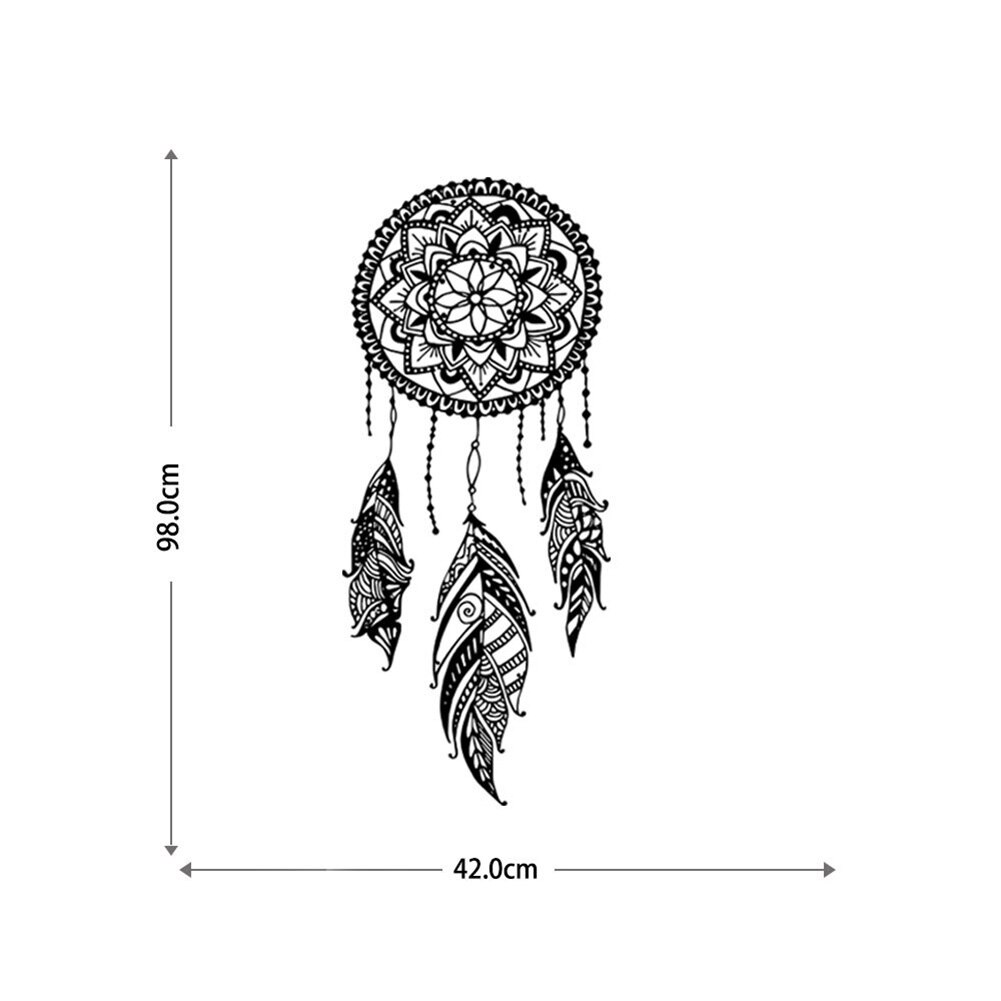 Dream Catcher Pattern Wall Art Decals Removable Study Mural Wall Stickers bedroom wall decoration wall stickers for kids rooms