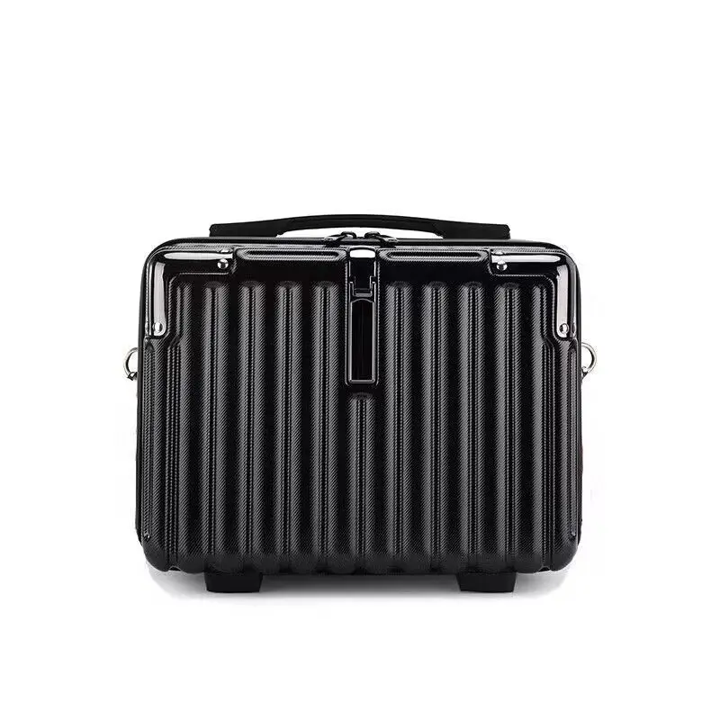 New Arrival walizka kosmetyczna przenośna mała walizka 4-calowa kosmetyczka Mini urocza walizka kosmetyczka WT663: BŁĘKITNA