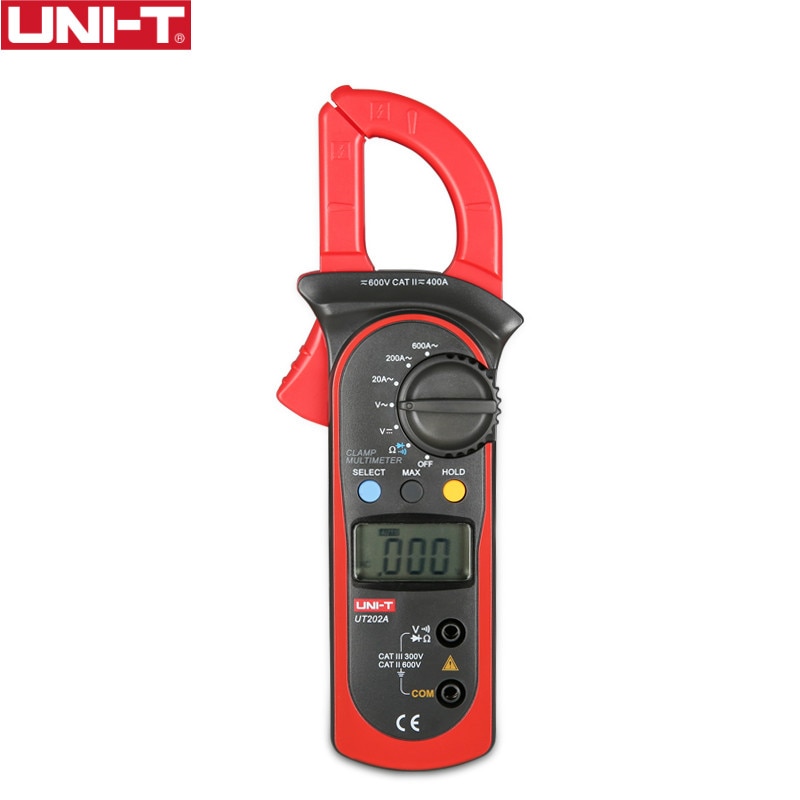 UNI-T UT202A clamp meter 600A digital Current Meter dc current Voltmeter diagnostic Capacitance Tester NCV DC AC multimeters