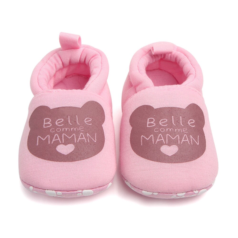 Telotuny Mooie Peuter Eerste Wandelaars Baby Schoenen Ronde Neus Flats Zachte Slippers Schoenen Jongens Meisjes Peuter Soft Sole Anti- slip