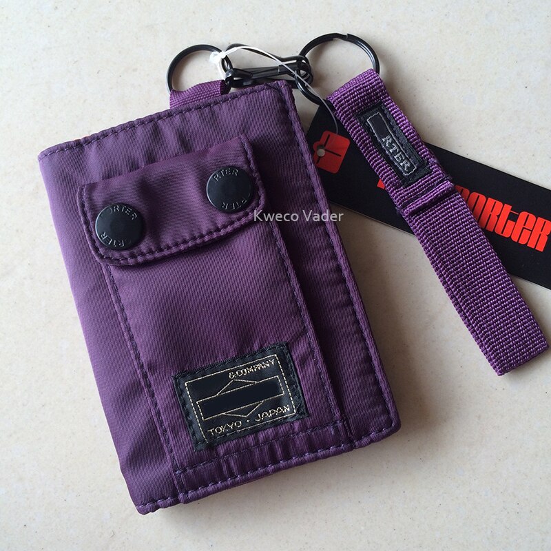 Mannen Portemonnee Vrouwelijke Nylon Doek Portemonnee Kleine Tas Casual Student Portefeuilles Jeugd Purse Handtassen Vrouwen Portefeuilles En Portemonnees: purple Small Wallets