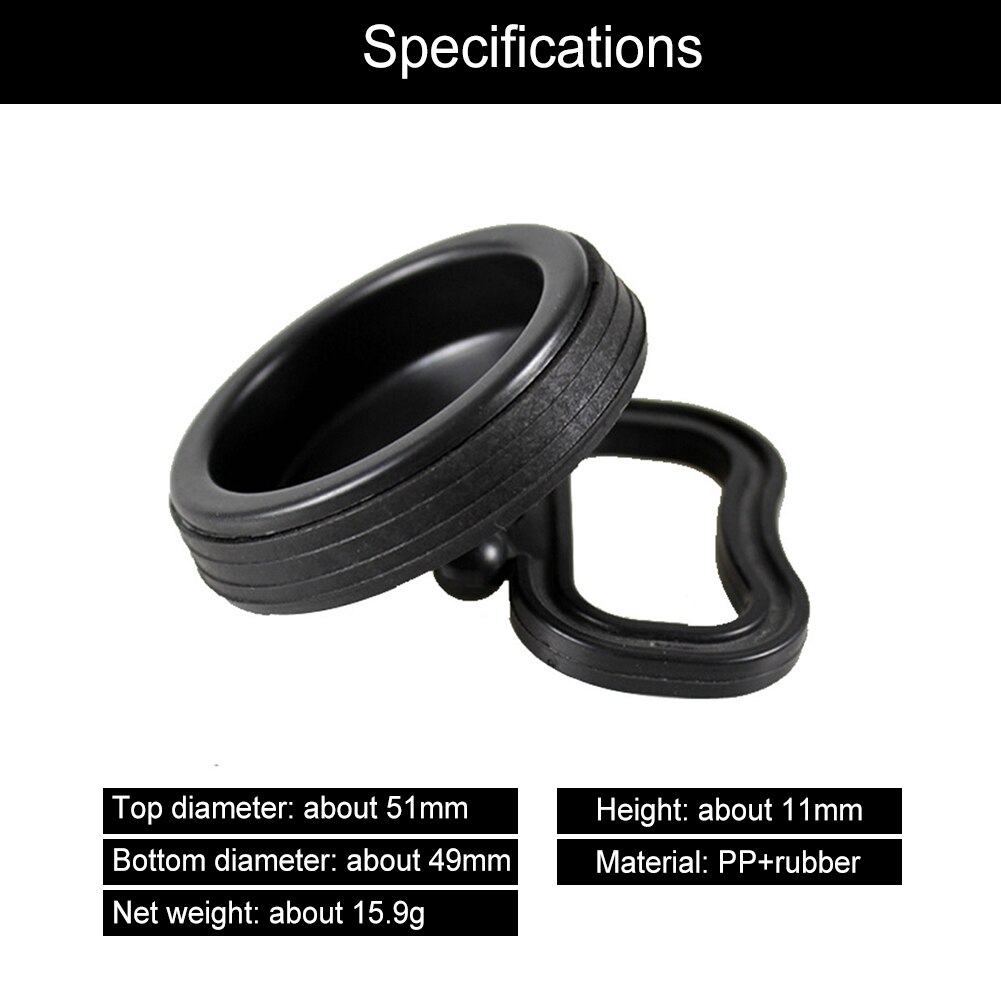 Sink Plug Practical Rubber Bath / Kitchen Heat Resistant Basin Tool Water Stopper With Pull Handle Sealing Bathroom Supplies