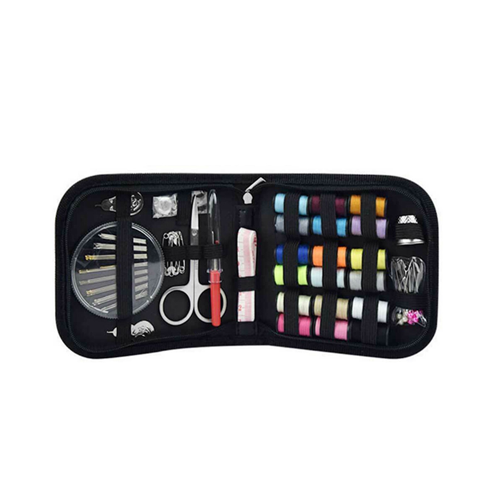 Set of 70 Sewing Kit with Zipper Bag Needle Thread Measure Scissor Thimble Set Sewing Tool Accessories for Home Adult XHC88