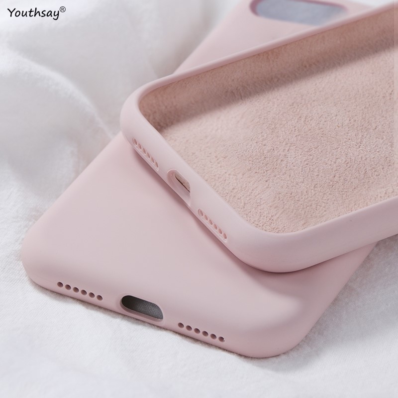 Para Apple iPhone 16e funda iPhone 16e SE4 SE 8 7 6 5 funda Fundas Shell Original silicona líquida suave TPU parachoques trasero iPhone 16e