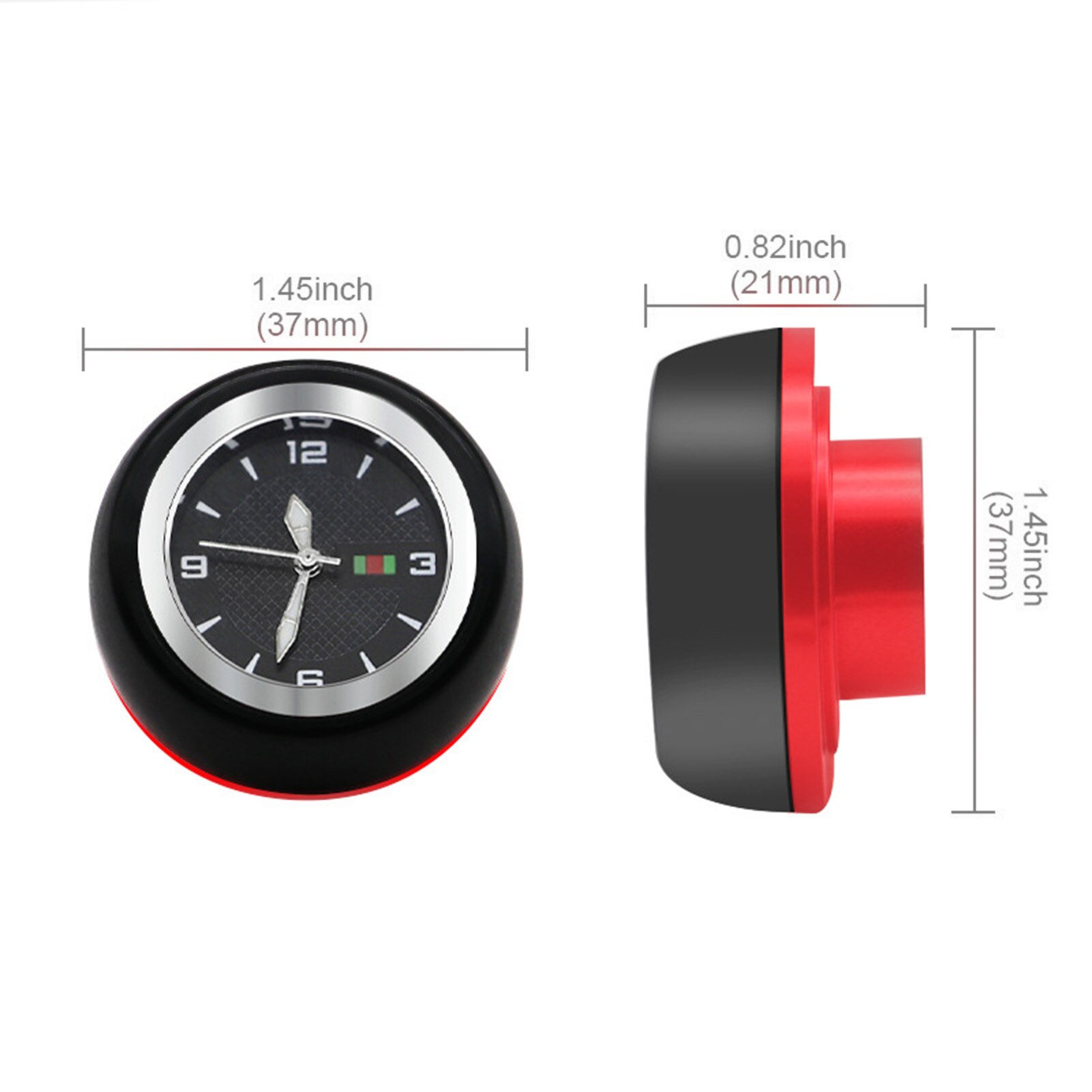 Waterproof Bicycle Headset Stem Watch Computer Bike Vehicle Clock Cycling Head Parts Timepiece Headset Top Cap Stem Cover